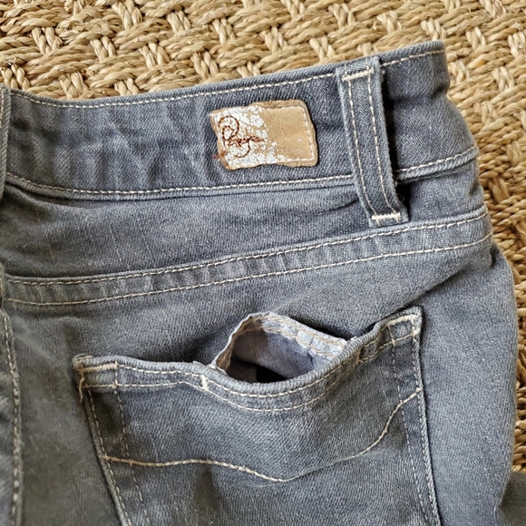 Paige Blue Heights Gray Skinny Jeans - Picture 6 of 10